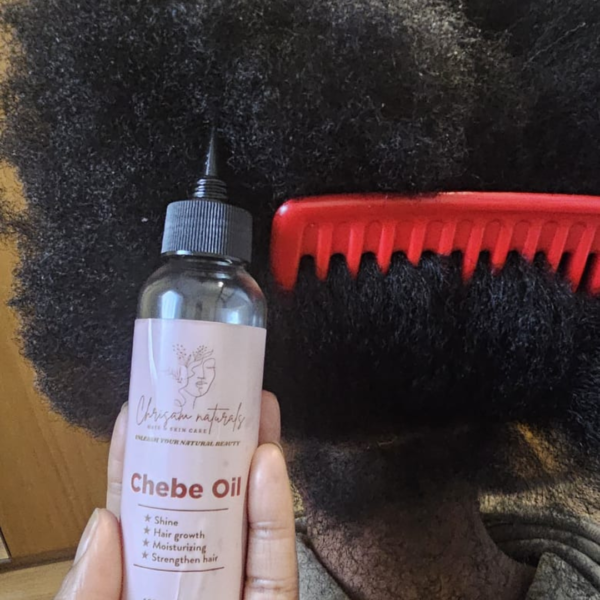 Chebe oil used in clients hair