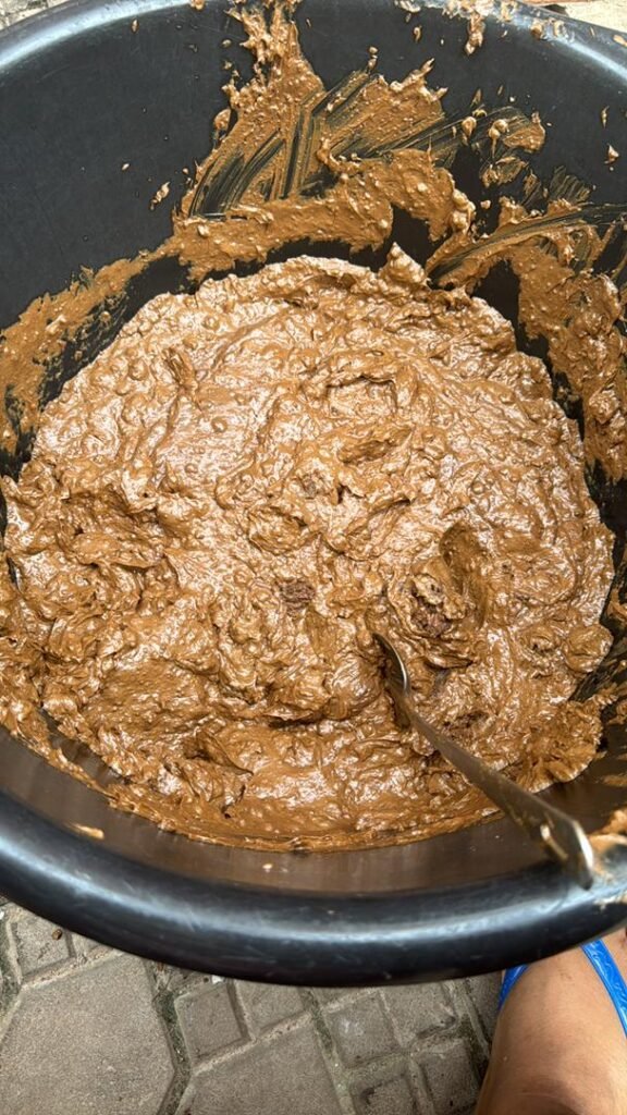 African Black Soap mixture Chrisam Naturals