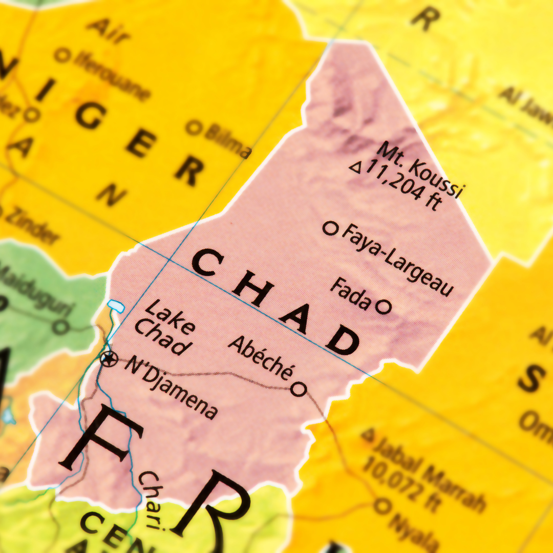 chad map